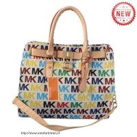 michael kors logo signature groot witte multicolor bakken Outlet Arnhem g5zvf148